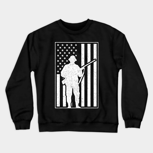 Hunter Hunting Flag Crewneck Sweatshirt by RadStar